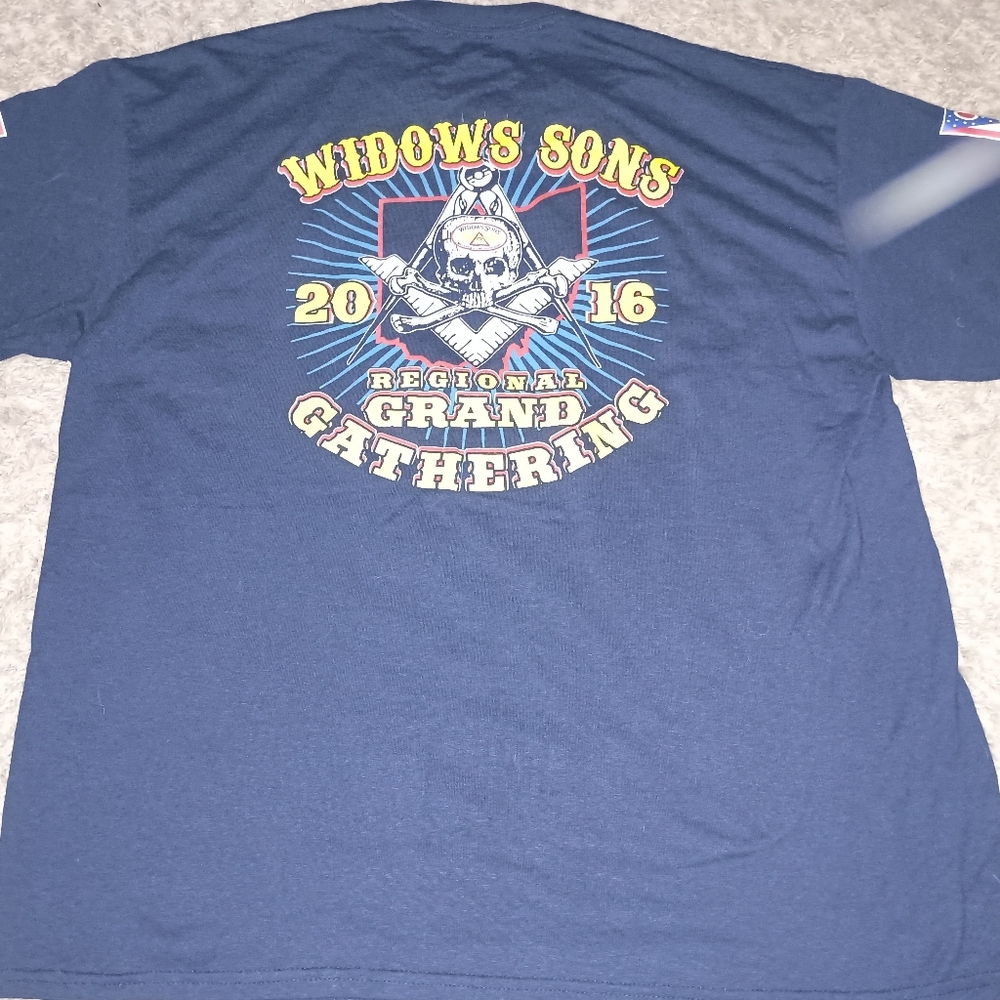 Widows Sons 2016 T-shirt Sz XL Dry Blend Brothers Without Borders Rare - Picture 3 of 3